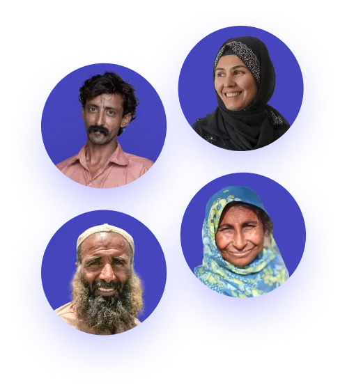 Four of the farmers and families Hoopo works with