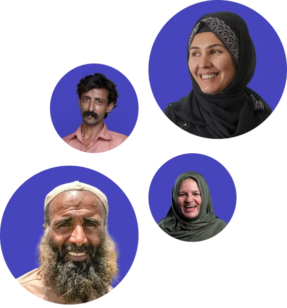 Four of the farmers Hoopo works with